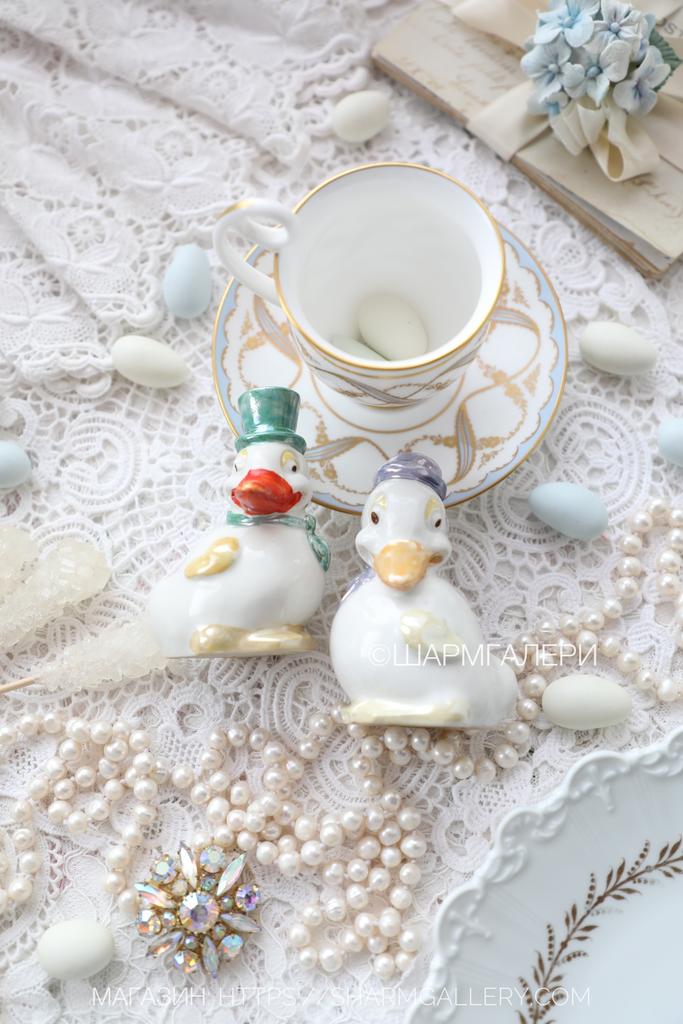 Набор для соли и перца «Утки» серия «Гуглики» фарфор Германия.