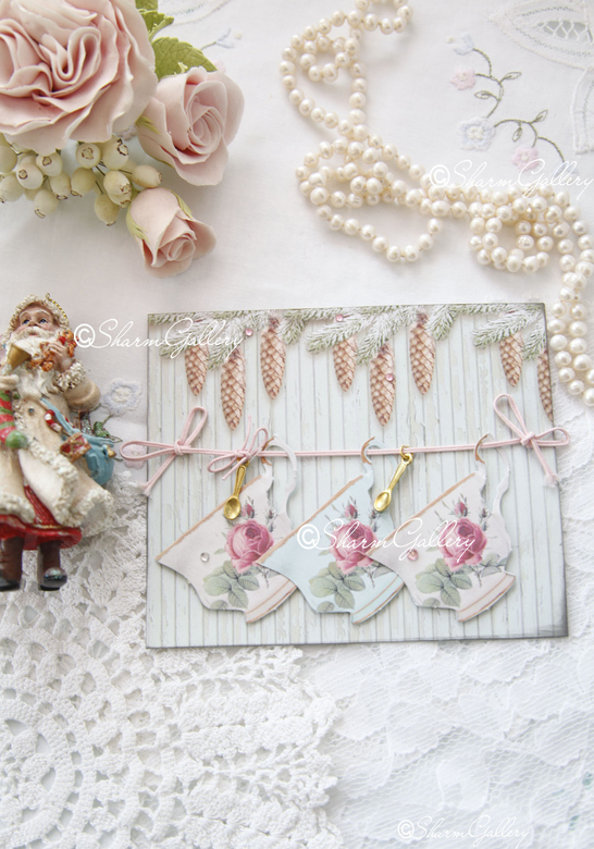 Открытка ручной работы №4. Новогодняя коллекция.