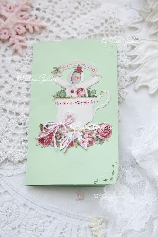 Открытка ручной работы №10. Новогодняя коллекция.