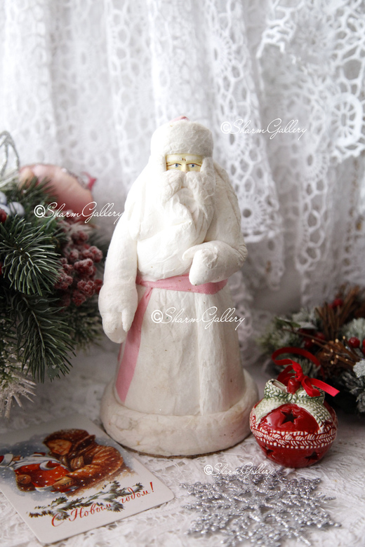 Дед Мороз из ваты №9. СССР.