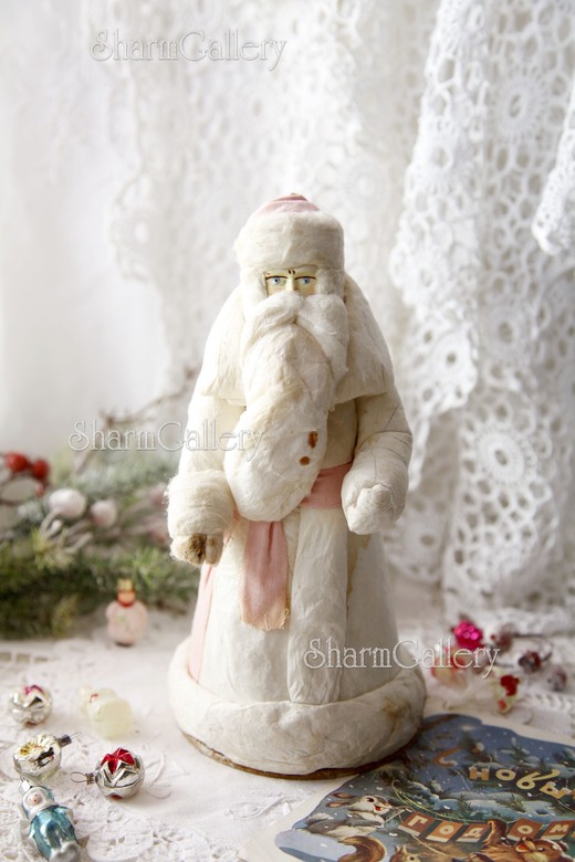 Дед Мороз из ваты. 1989г., СССР.