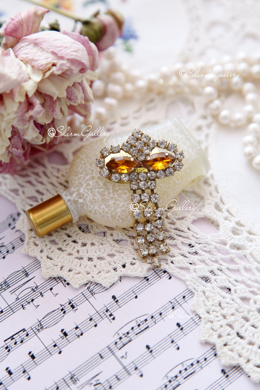 Брошь №5. Винтаж, Чехословакия.