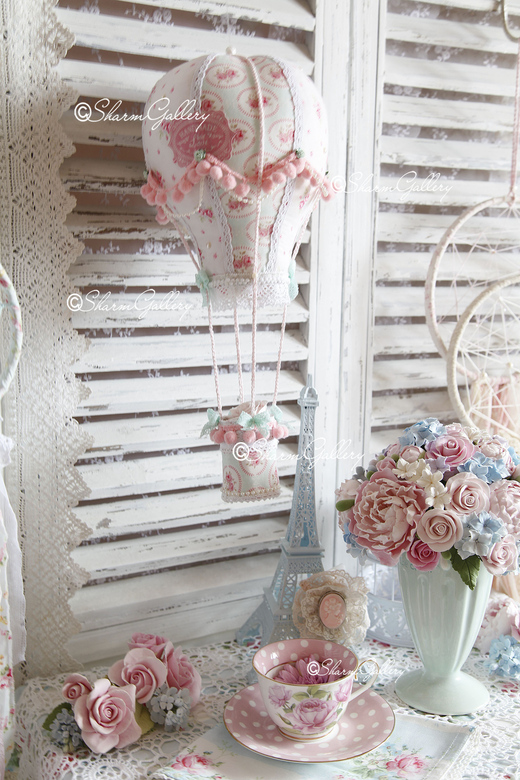 Воздушный шар "Shabby". Ручная, авторская работа.