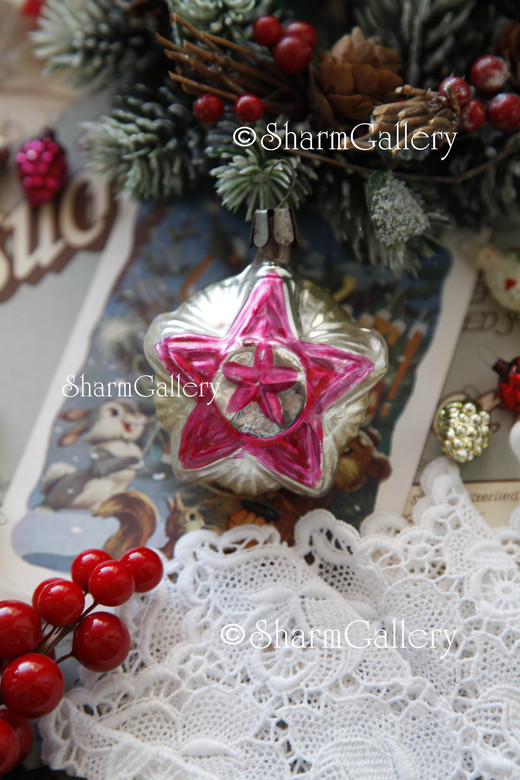 Звезда. Агит. игрушка. Елочная игрушка СССР. №8.