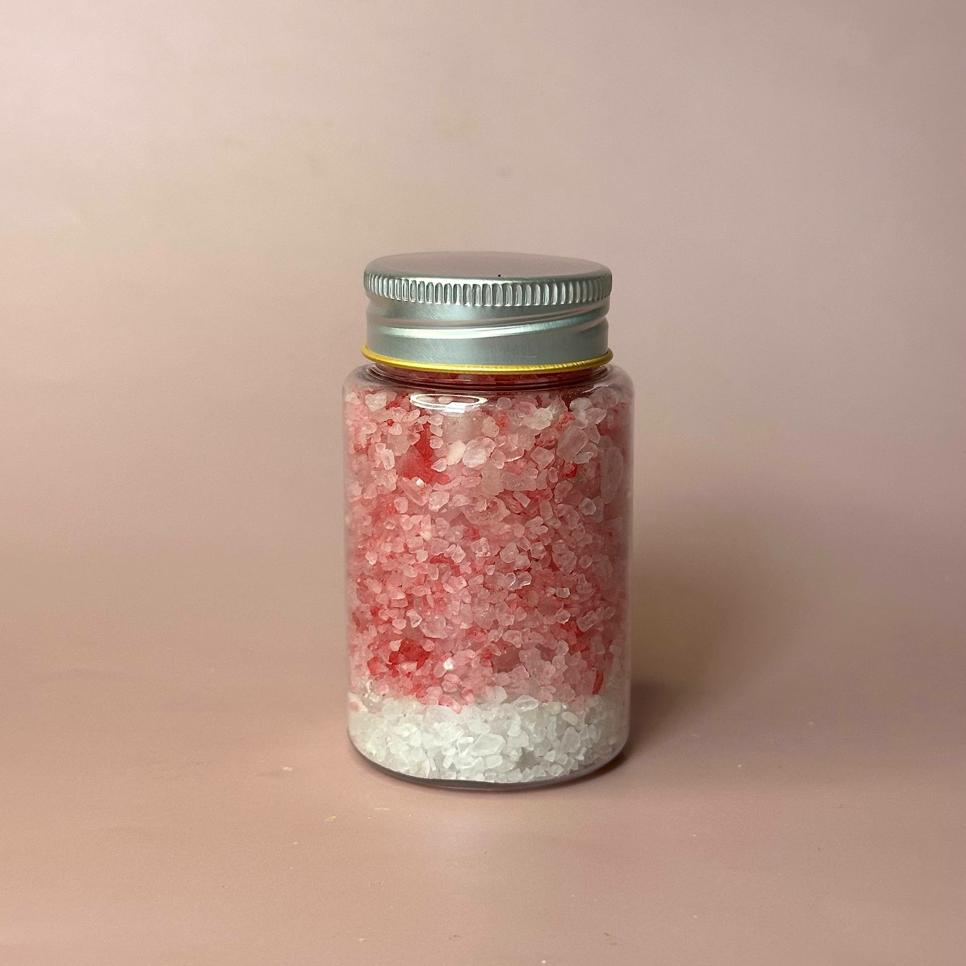 Морская соль без сухоцветов "Сангрия пунш", розовая