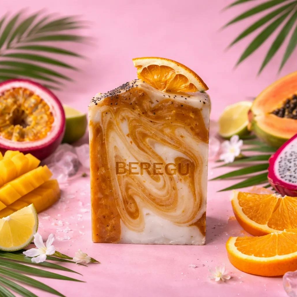 Натуральное мыло  "Тропические фрукты"