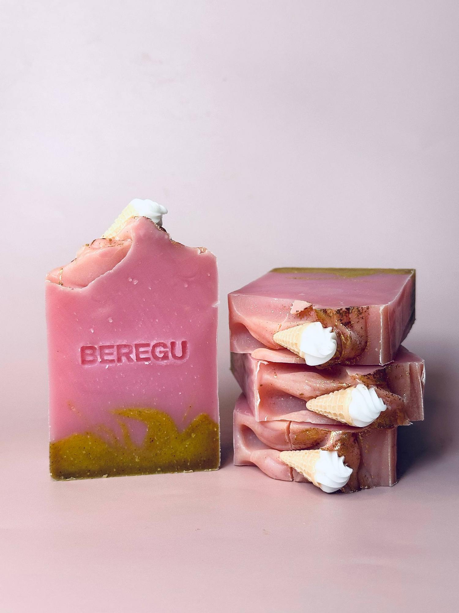 Натуральное мыло "Сахарная вата"