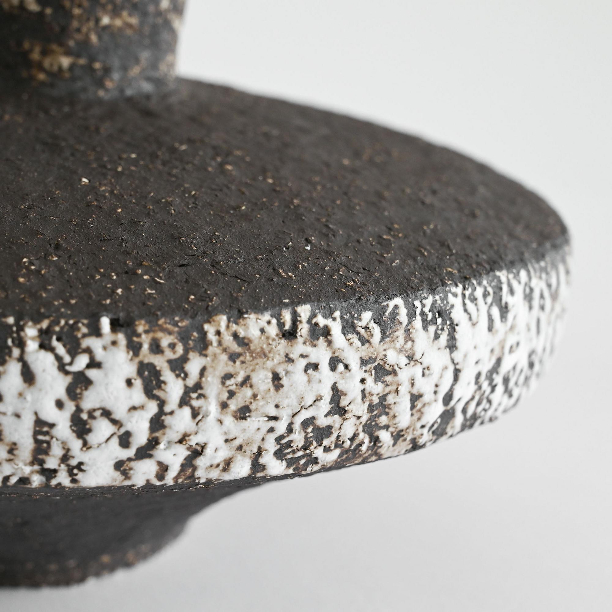 Handmade ceramic vase wabi sabi rustic style Portugal details