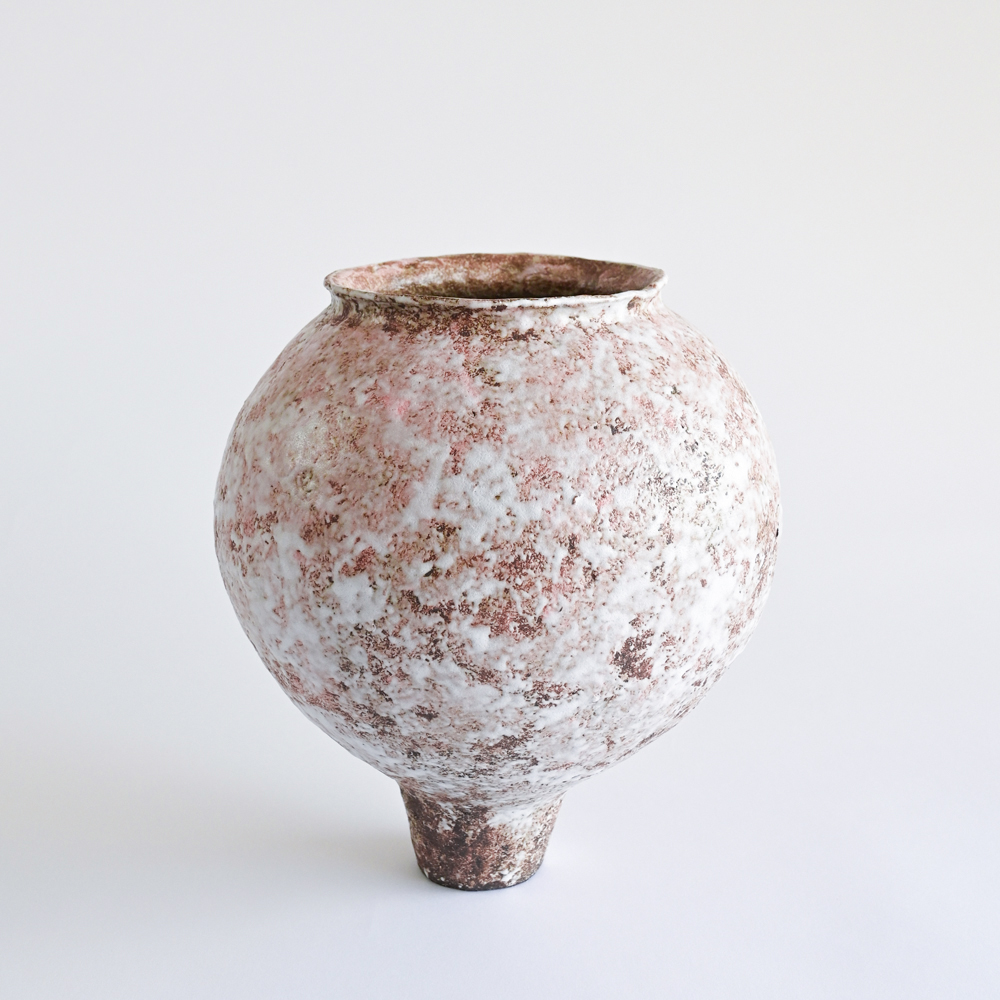 Handmade wabi sabi boho rustic ceramic vase Portugal