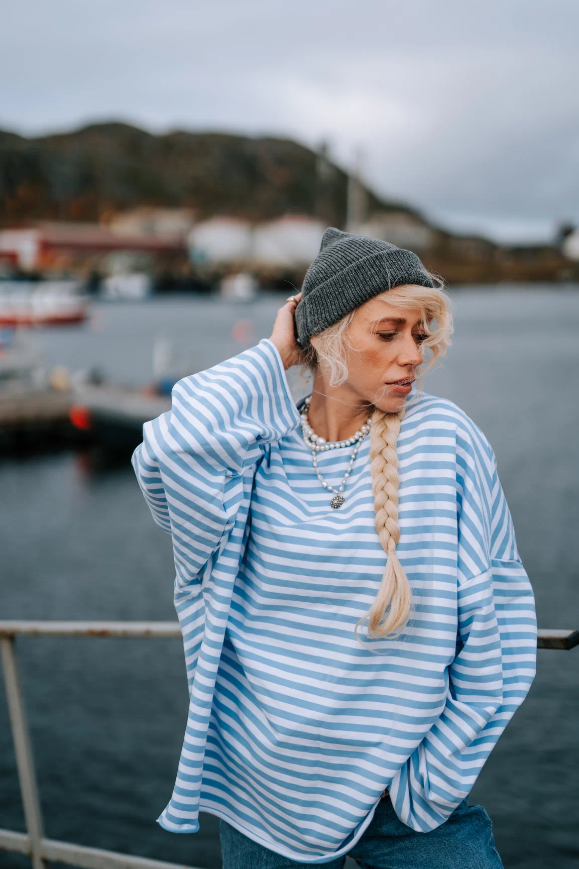 Тельняшка Denim waves