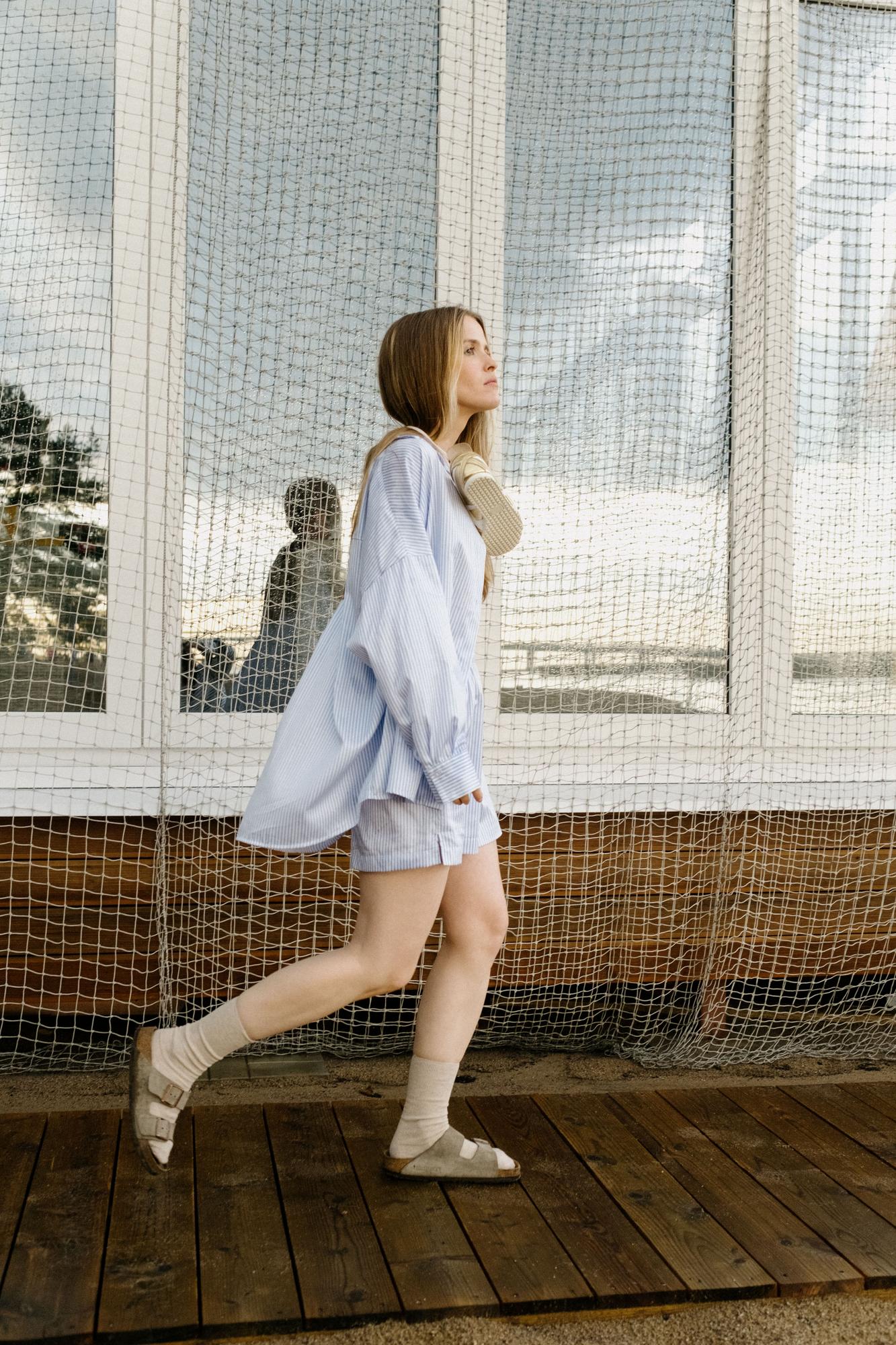 Рубашка в полоску