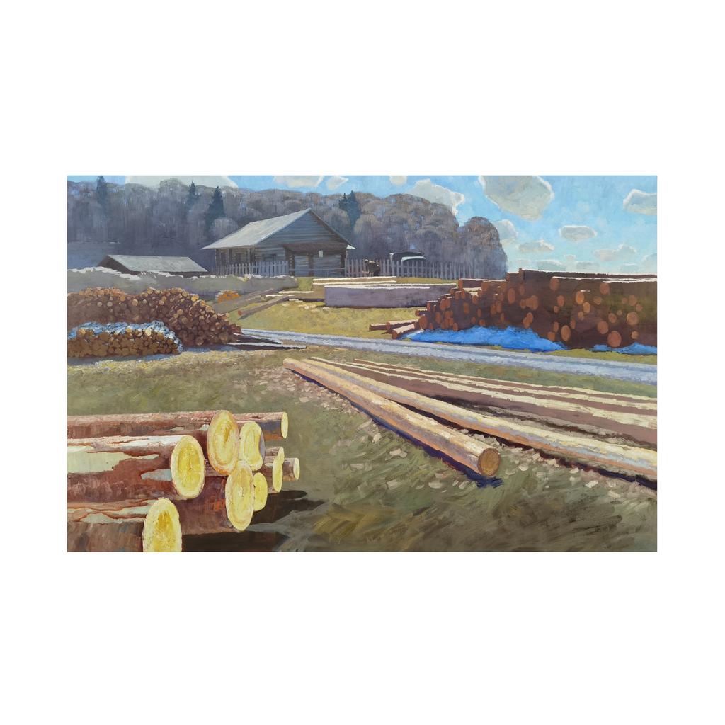 Полдень на пилораме. Кенозеро