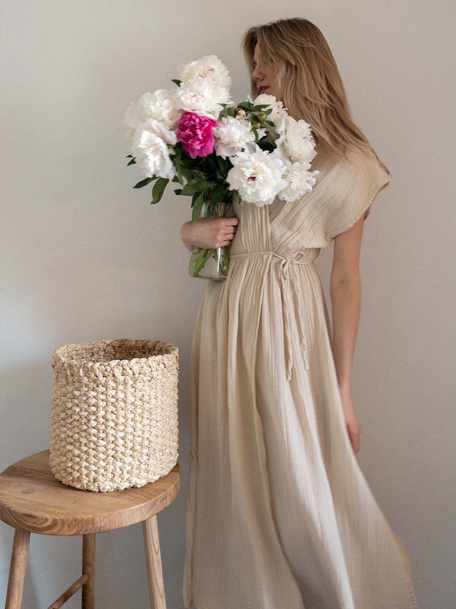 THE WIND SONG dress, крем