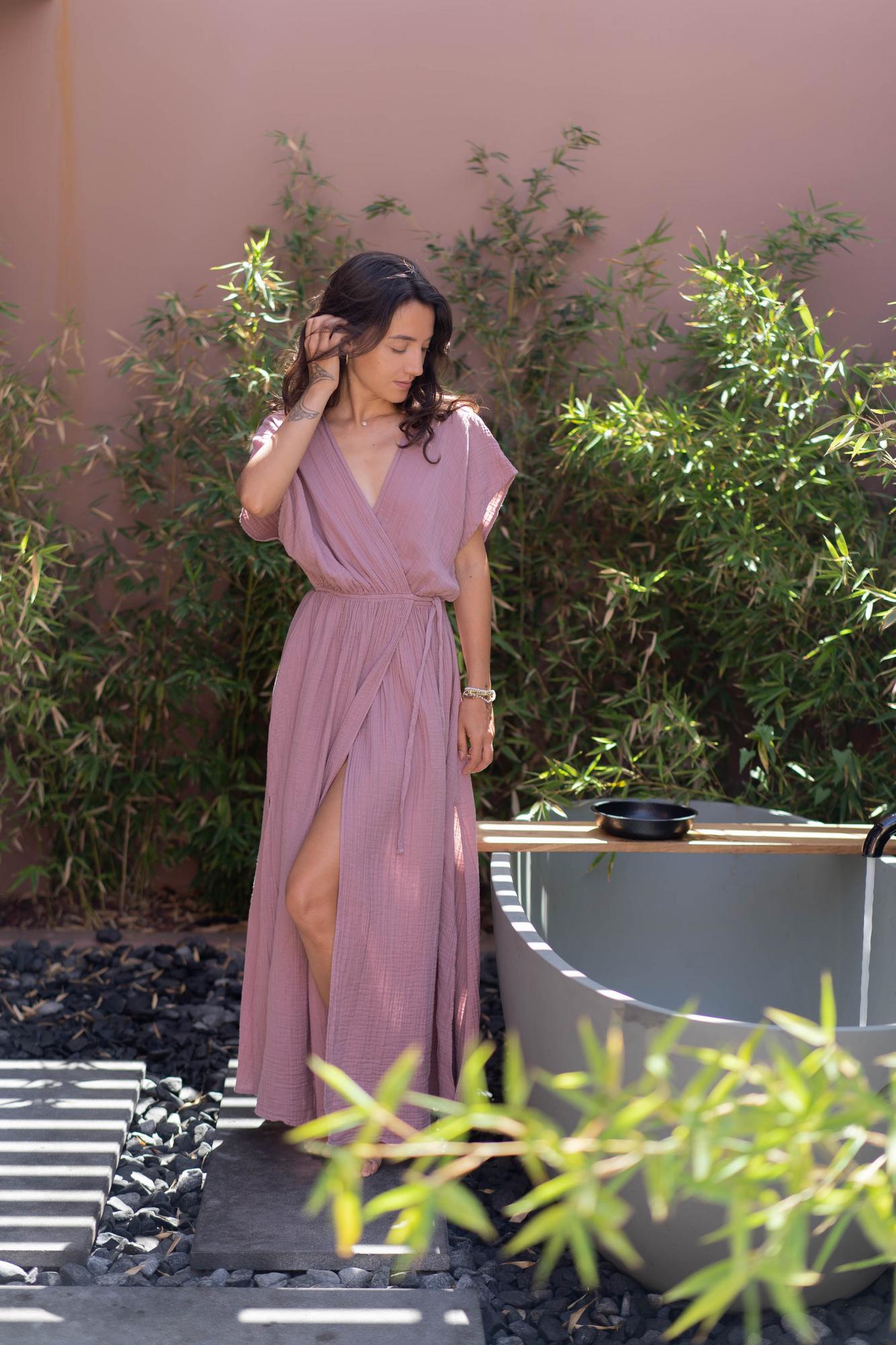 THE WIND SONG dress, пыльная роза