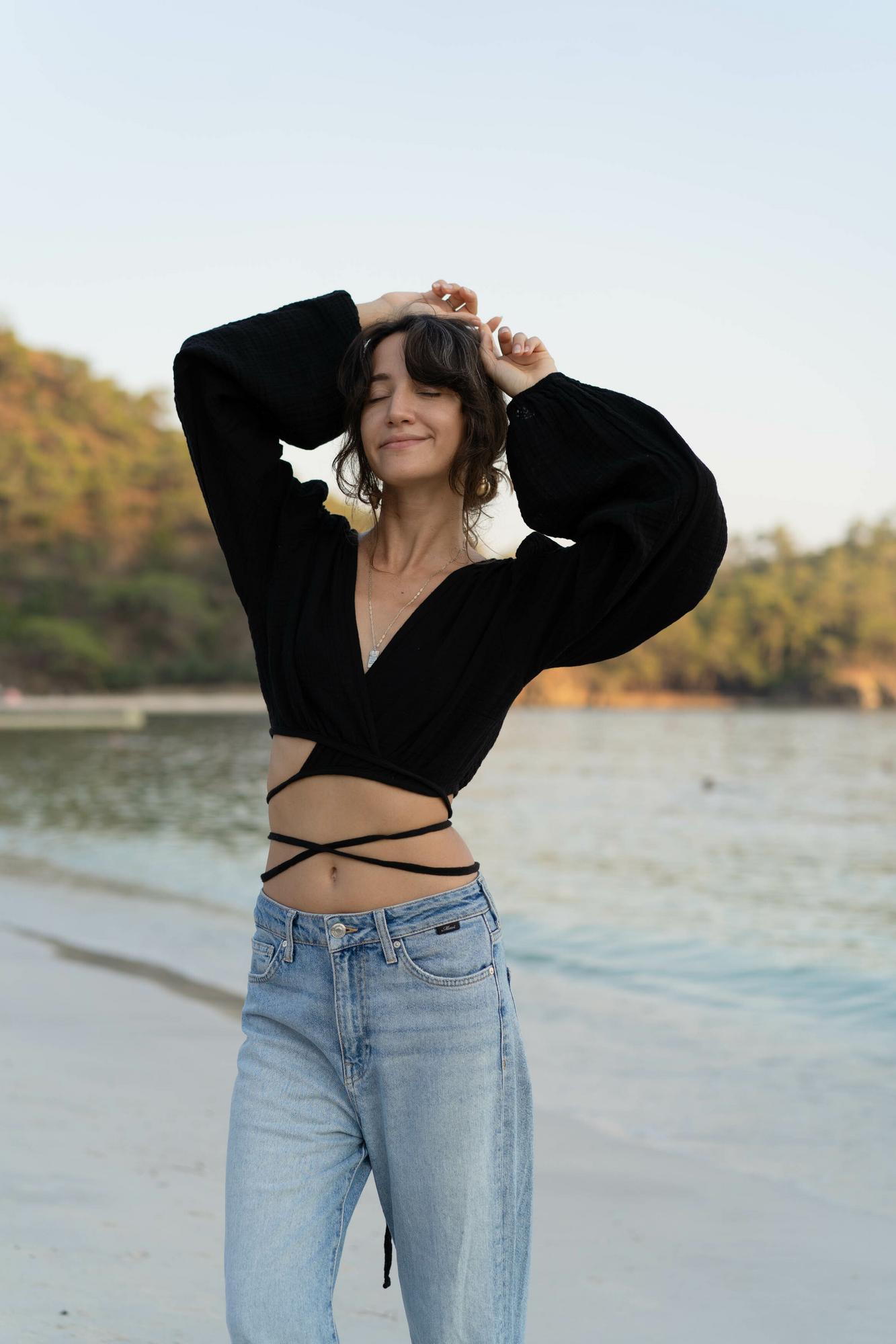 PIRATE PRINCESS TOP, черный