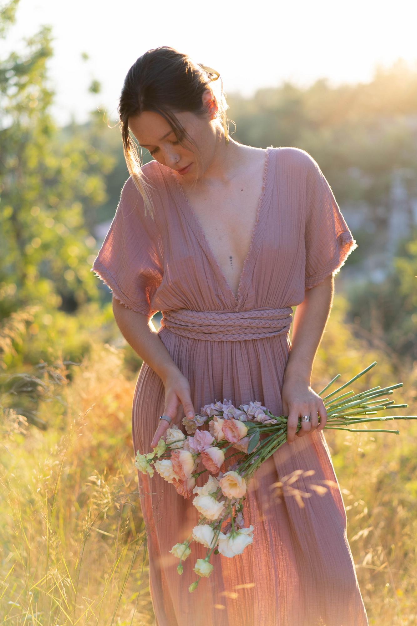 FARALYA dress, цвет пыльной розы