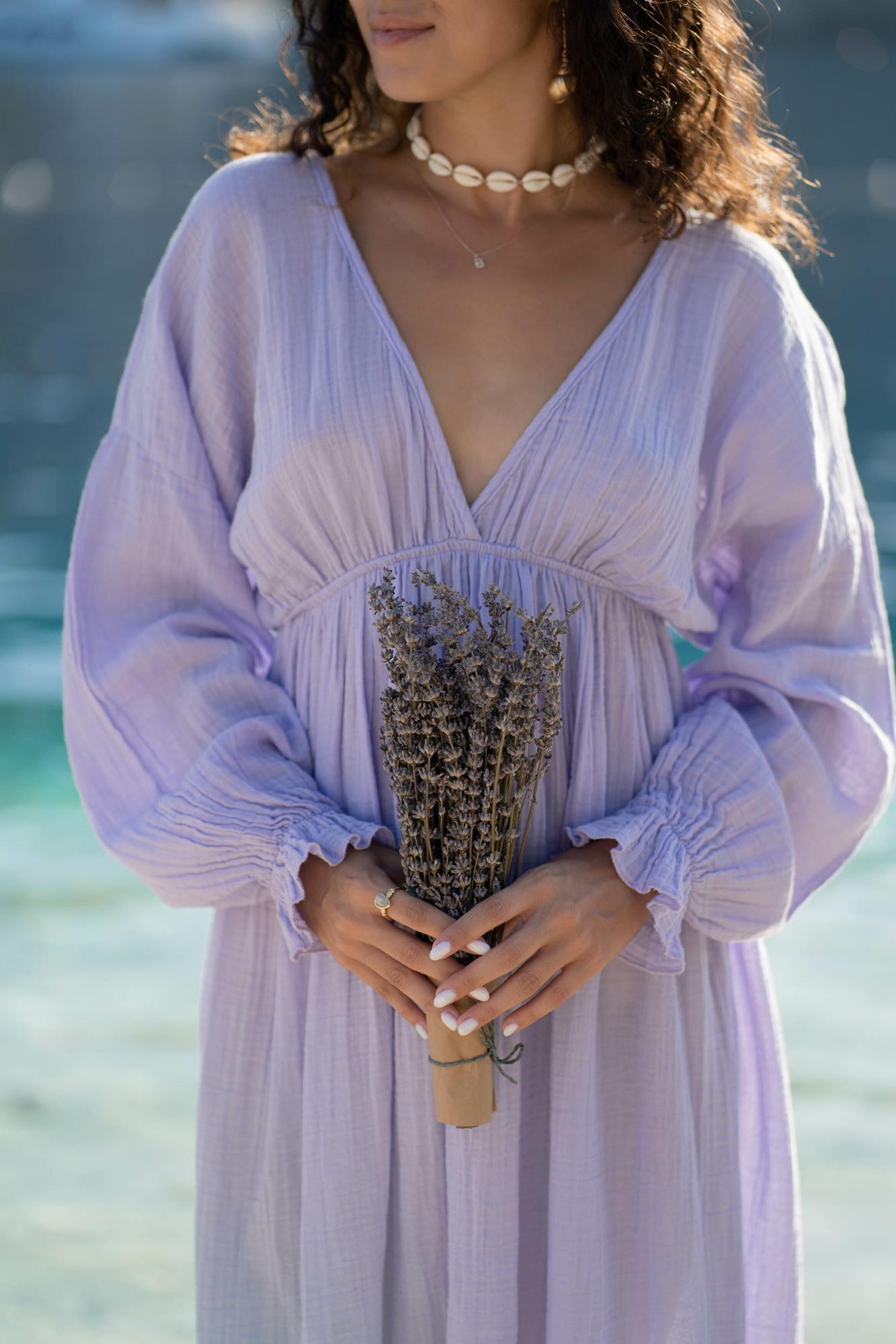 Mediterranean soul dress, лаванда