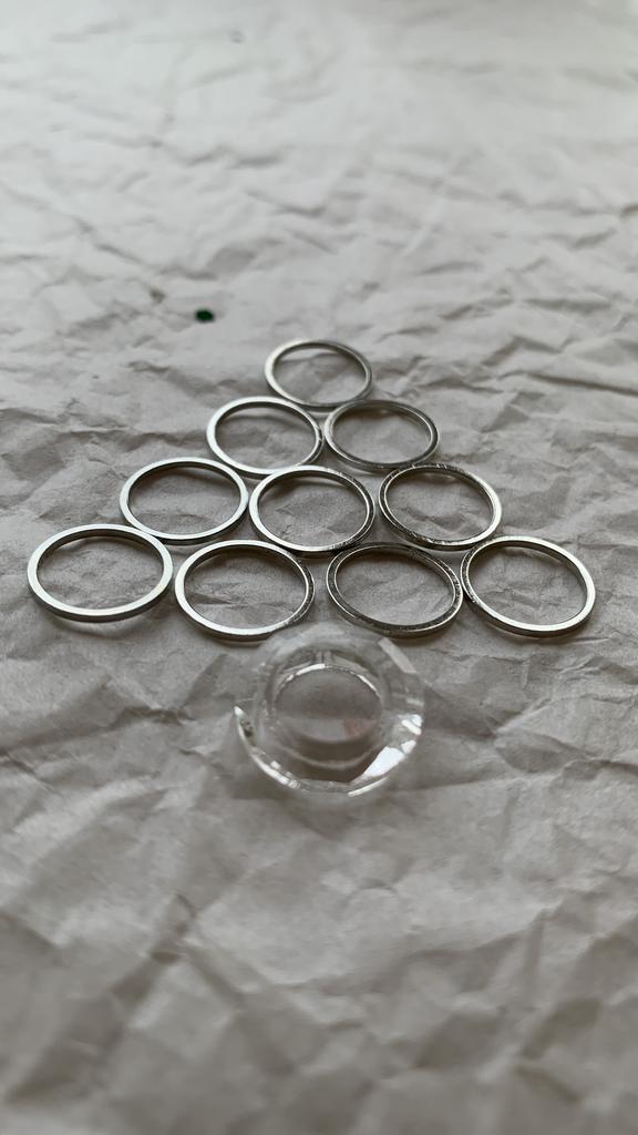 Набор маркеров "Комфорт", серебро