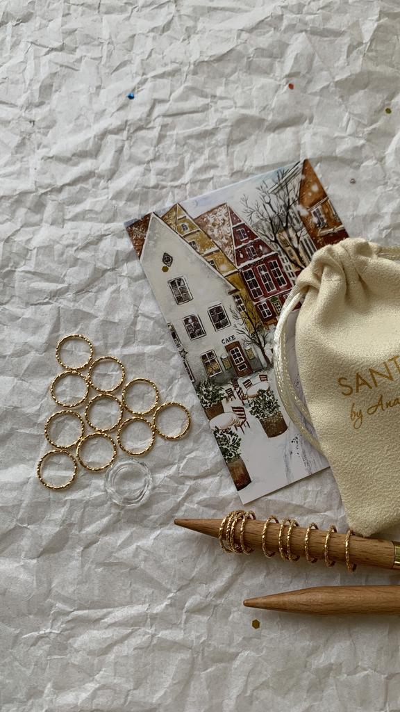 Набор маркеров "Новогодний комфорт", золото