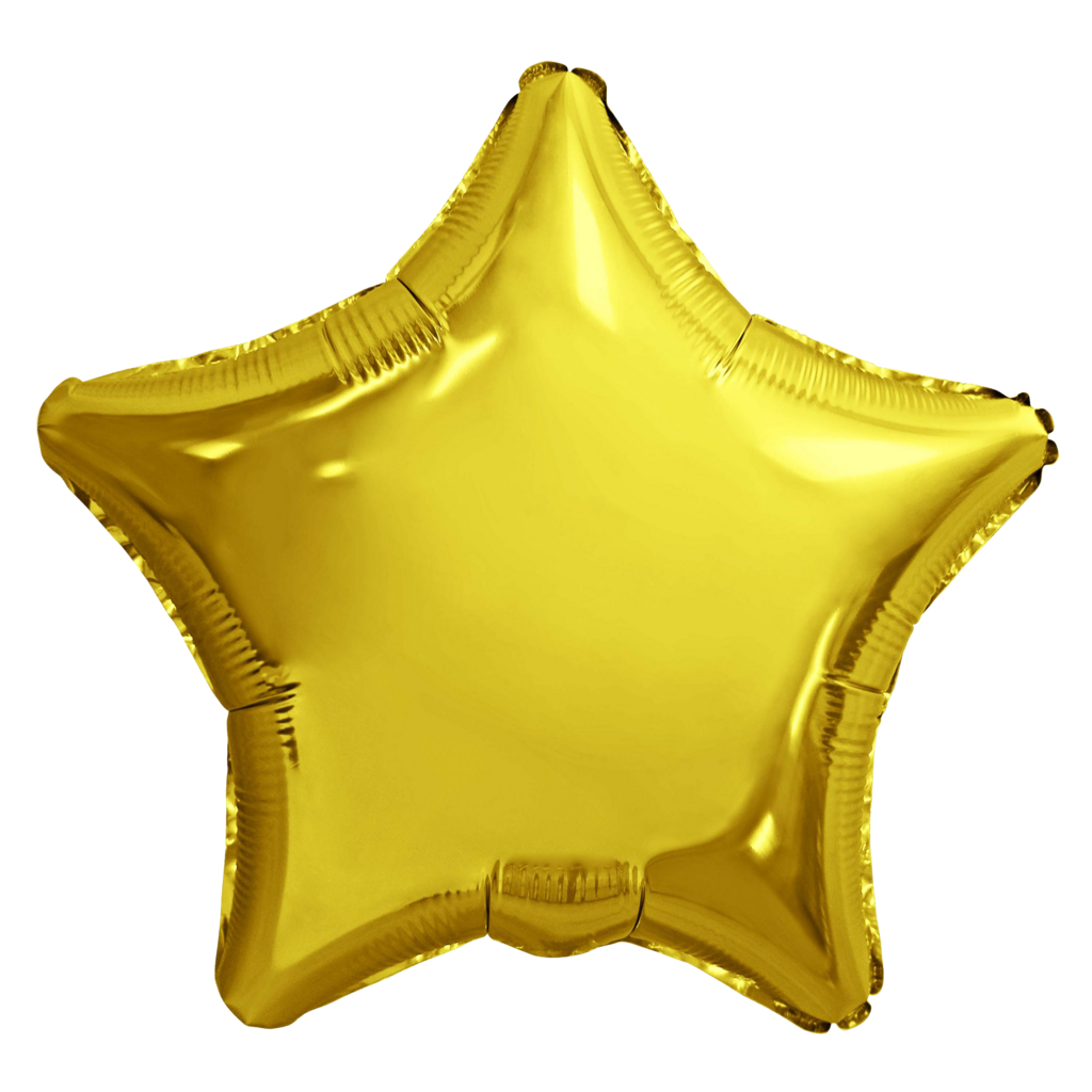 Воздушный шар фольгированный "Звезда" в ассортименте