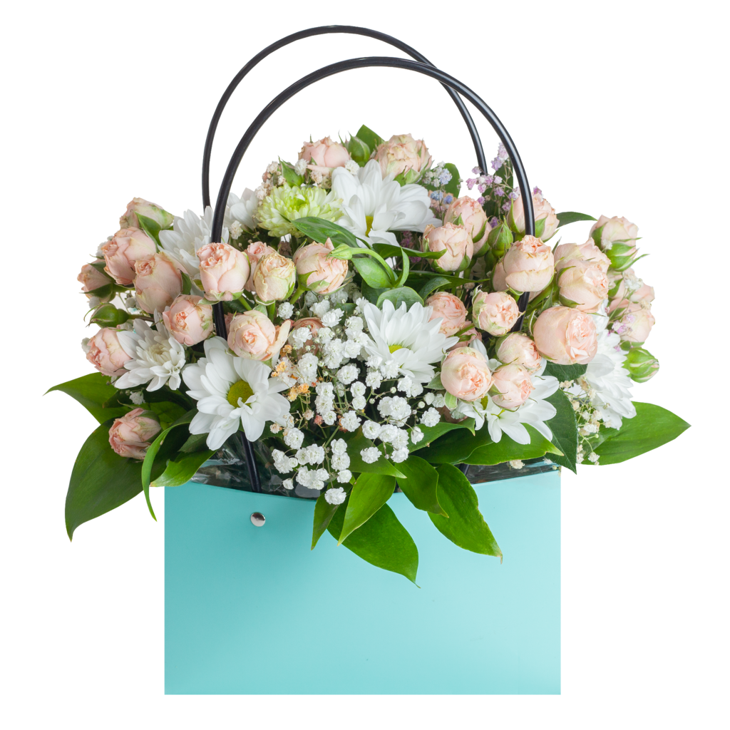 Сумочка с кустовыми розами