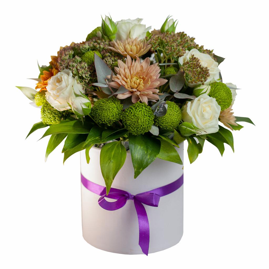 Цветочная композиция в коробке №25