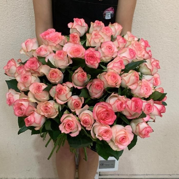 51 розовая роза