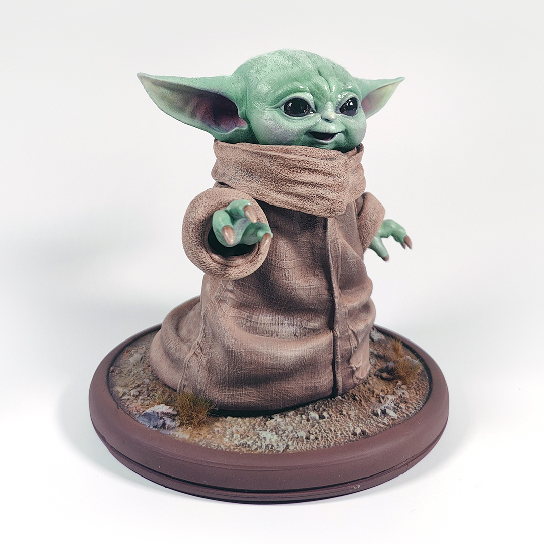 3d фигурка Малыш Грогу из сериала Мандалорец