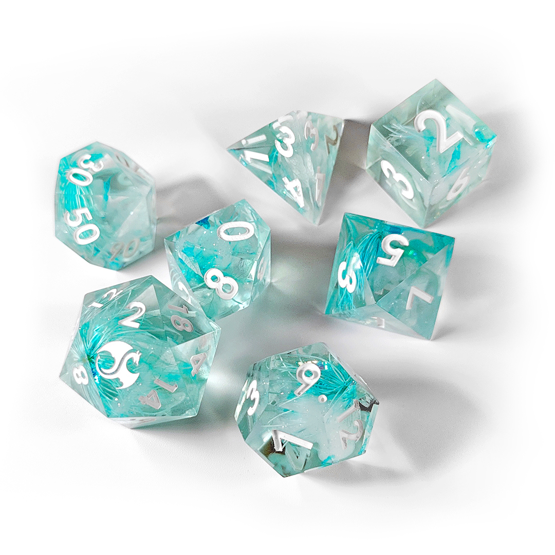 Набор дайсов "Ледяные цветы"