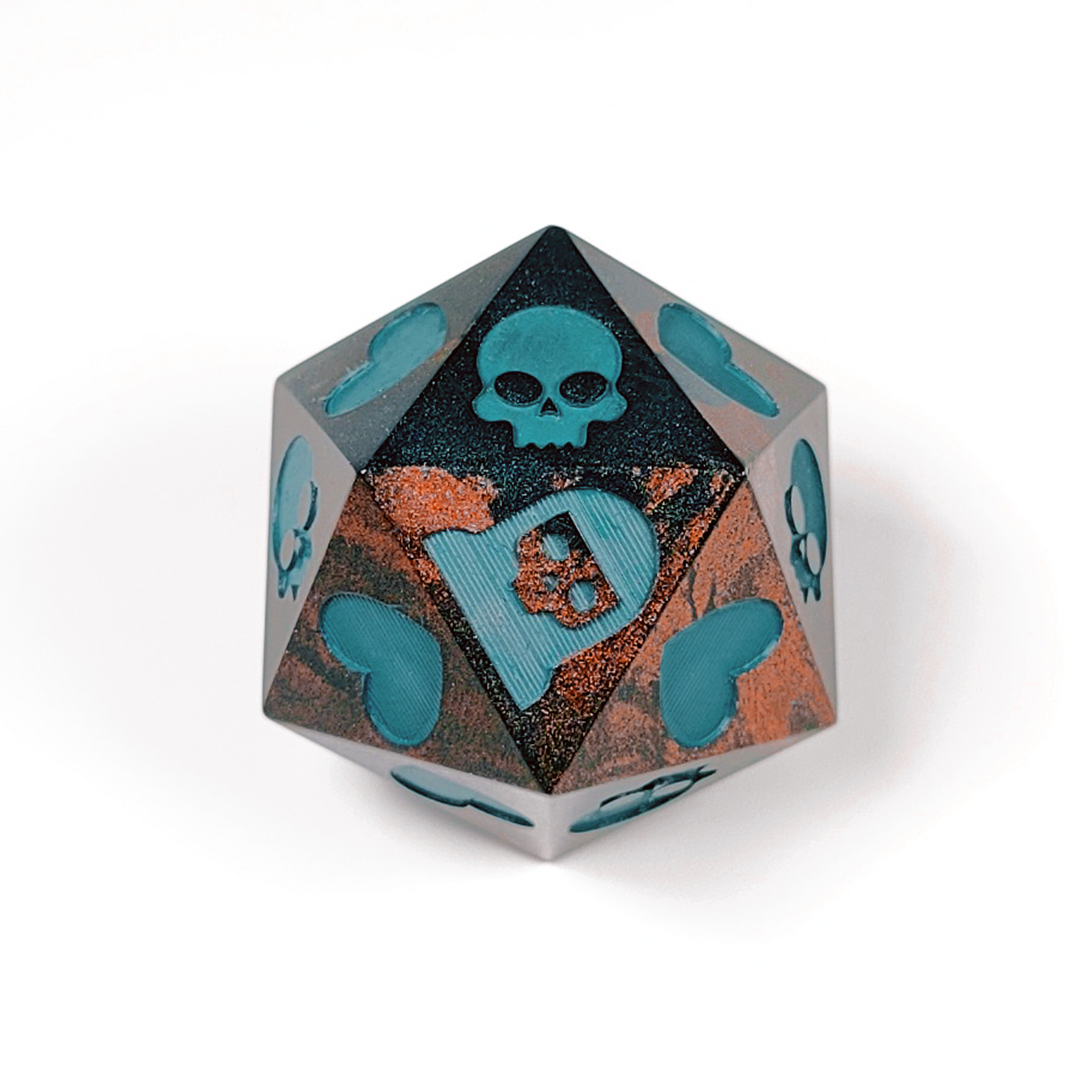 Большой дайс спасброска "Бронзовый дракон"