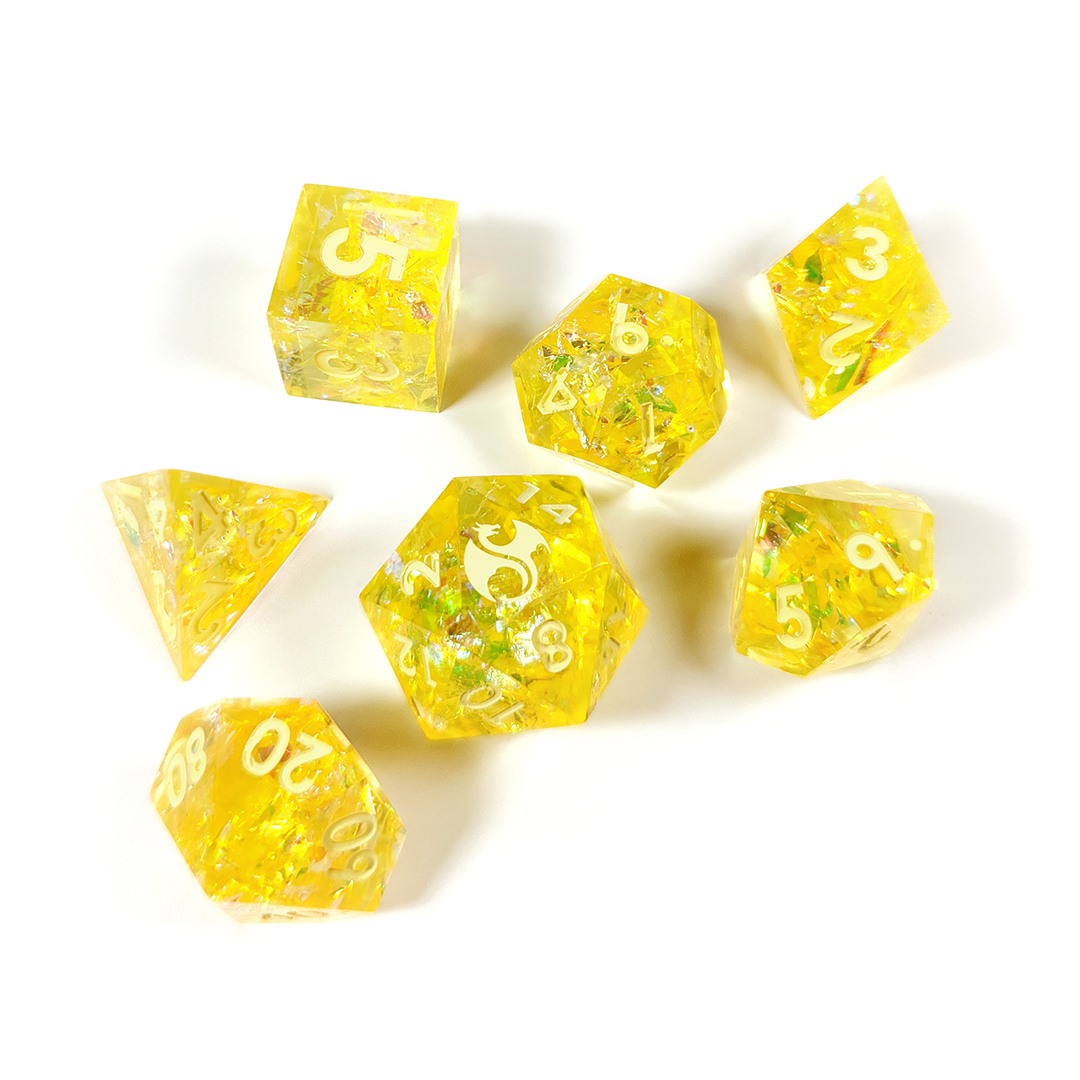 Набор дайсов "Янтарный мед"