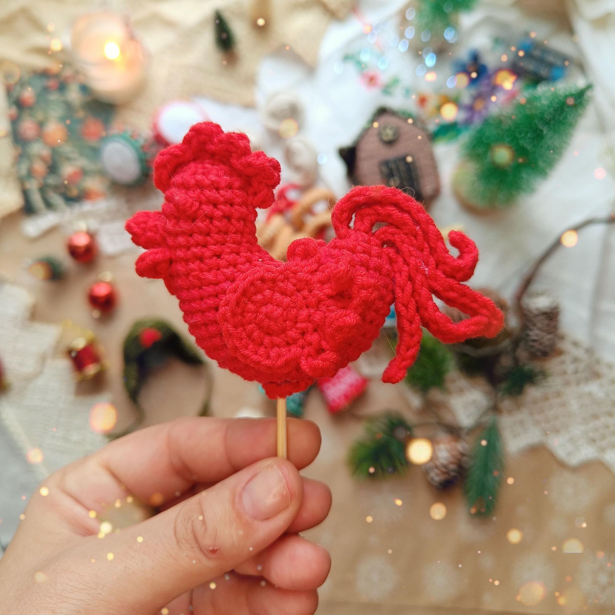 Мастер-класс "Елочная игрушка - Петушок"