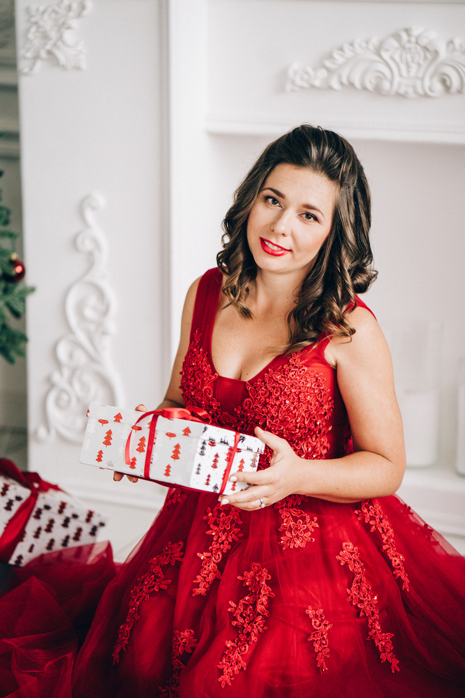 Платье "Кэтлин" красный