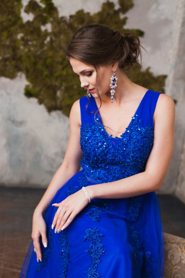 Платье "Кэтлин" синий