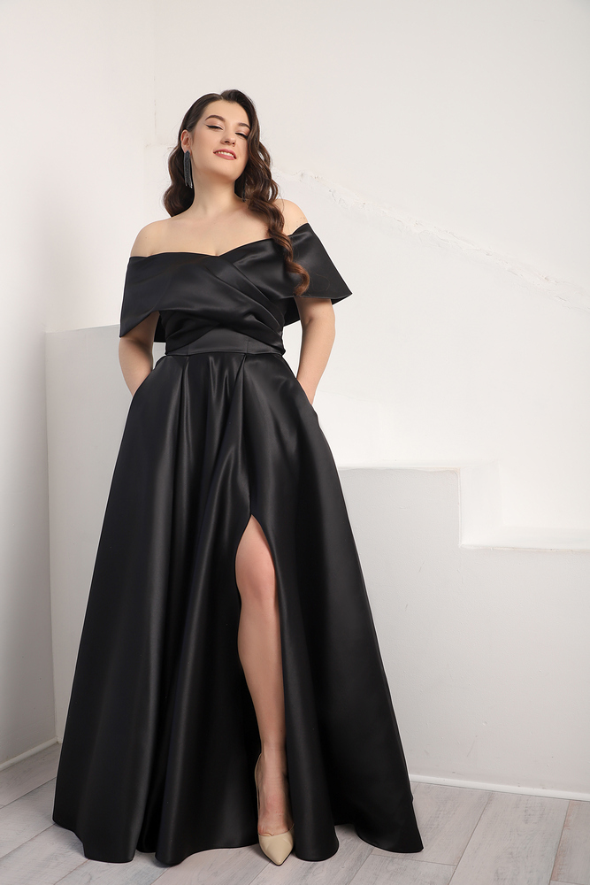 Платье "Индиана" черный макси