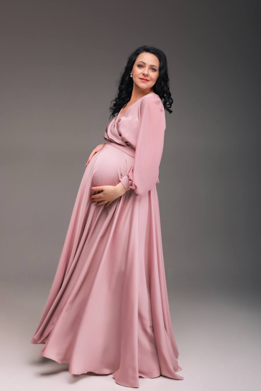 Платье "Габриэлла" темная пудра