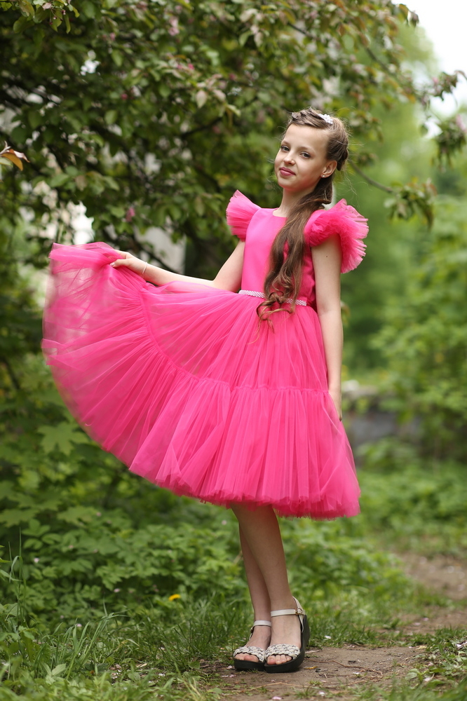 Детское "Шелли" фуксия 134-146