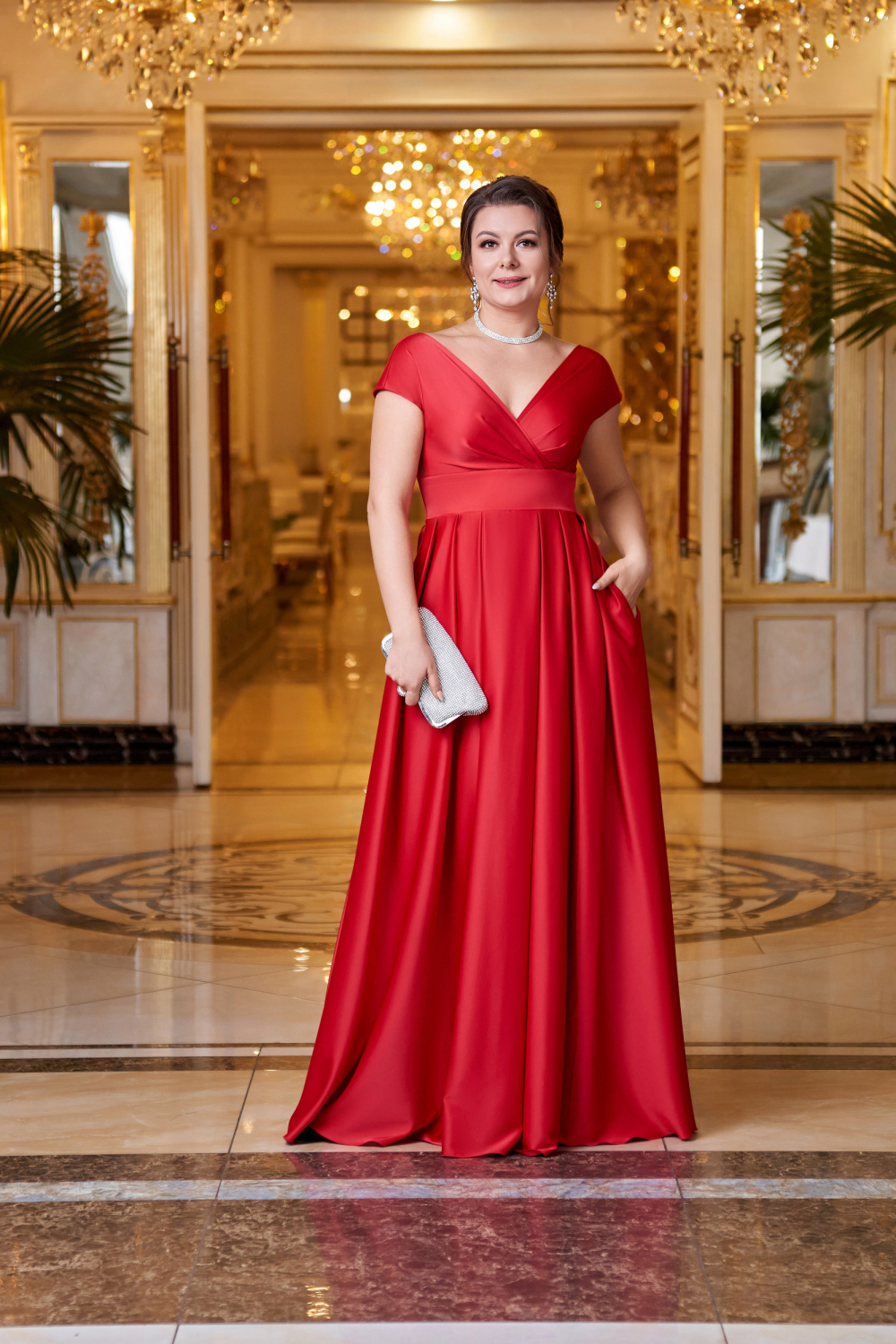 Платье "Локи" красный