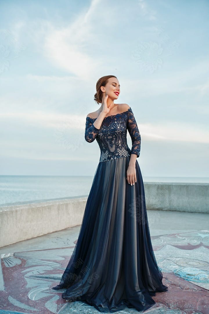 Платье "Элис" синий