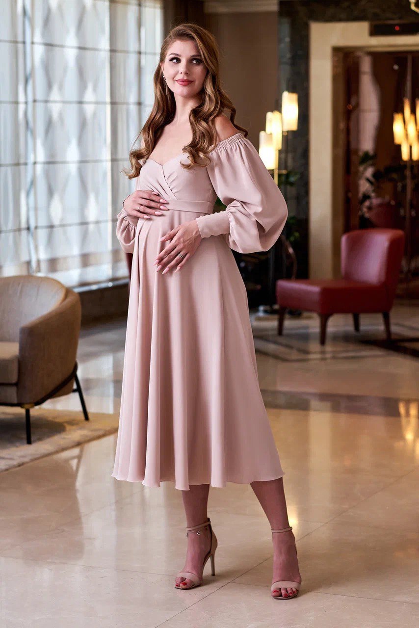 Платье "Аурика" пудра