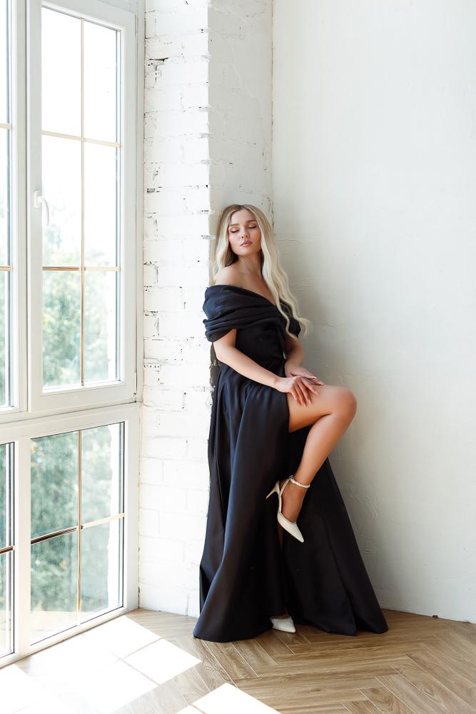 Платье "Доминика" черный