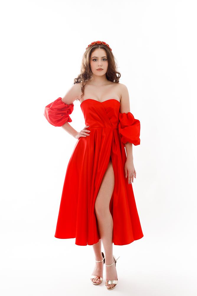 Платье "Кики" красный
