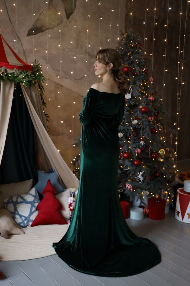 Платье "Брифф" изумруд