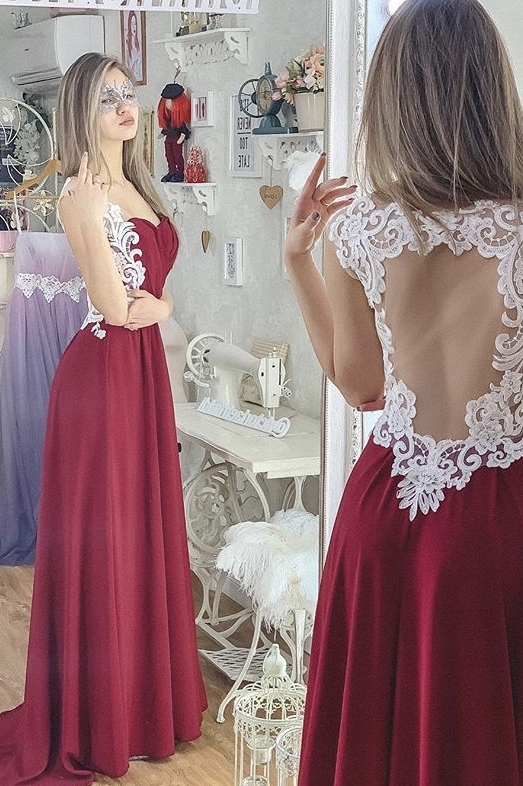 Платье "Эфира" бордо
