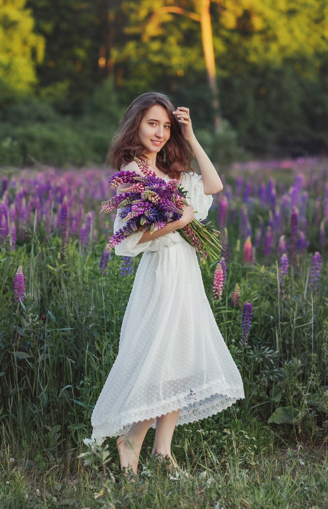 Платье "Бэрта" белый