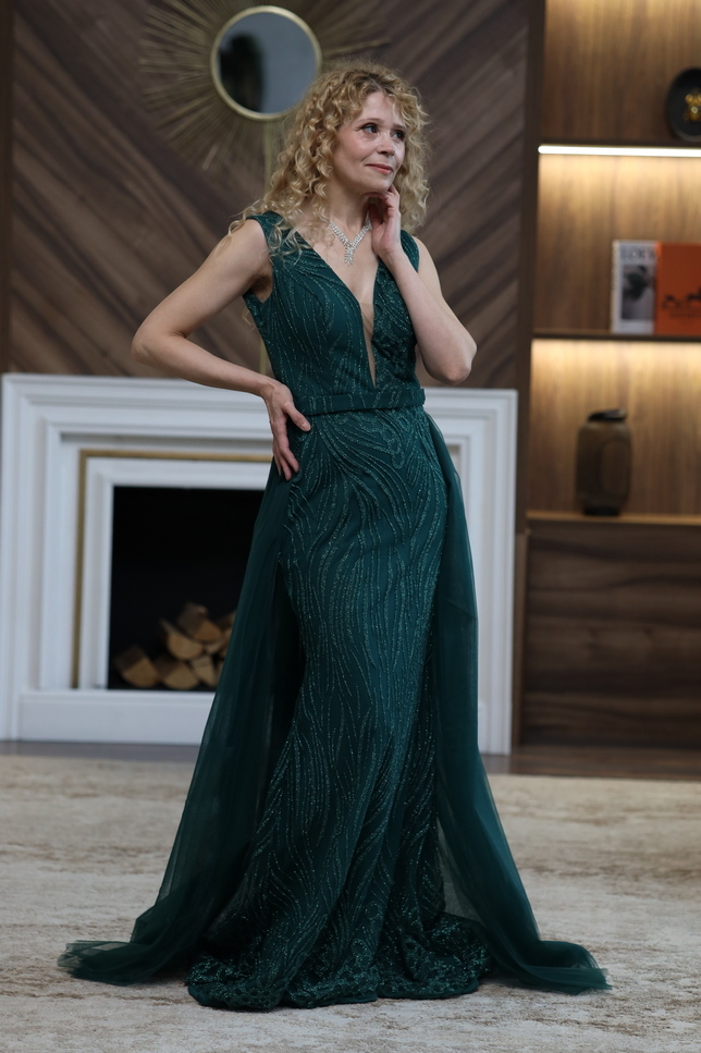 Платье-трансформер "Летиция" изумруд