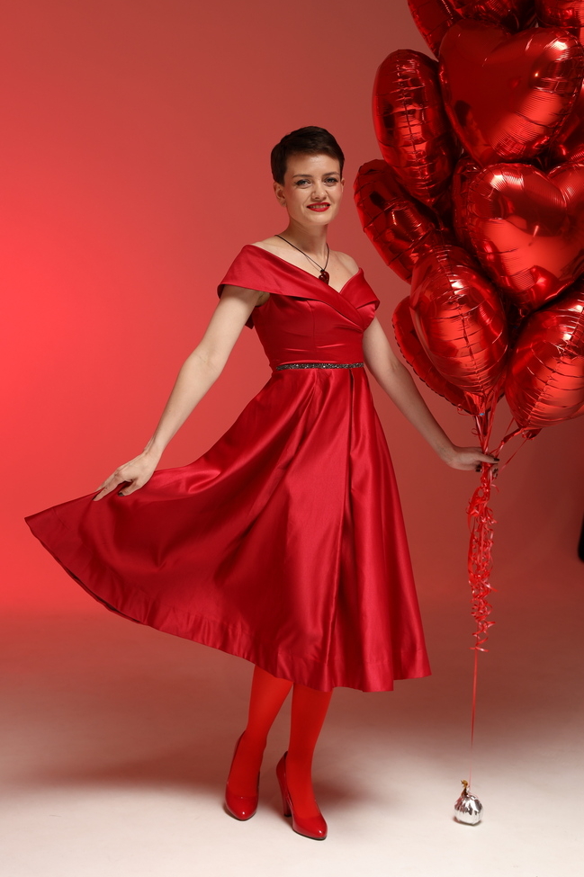 Платье "Элексия" красный