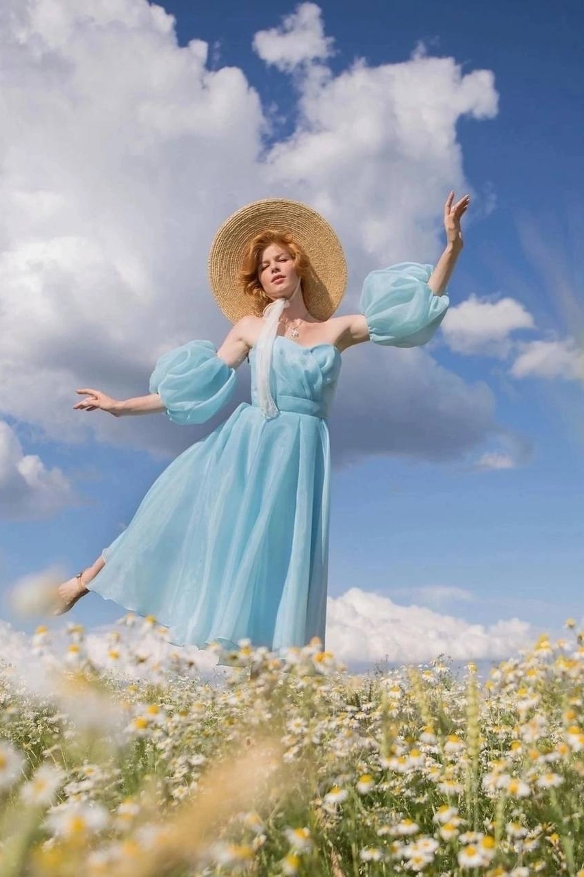 Платье "Мелисса" голубой