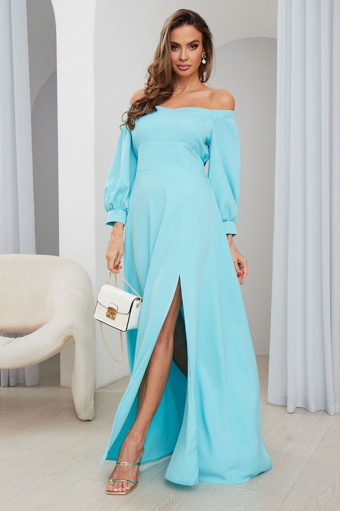 Платье "Брик" мятный