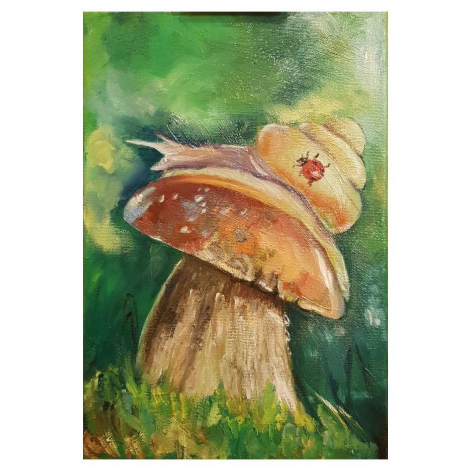 Гриб улитка